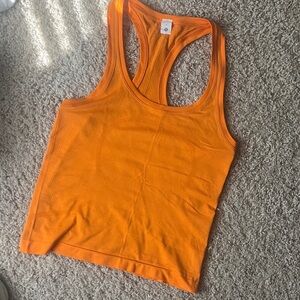 lululemon athletica Orange Racerback Tank